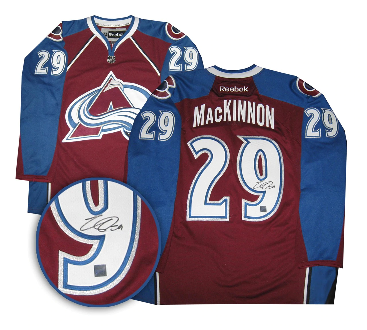 Reebok Avalanche Third Jersey 2015 MacKinnon,N Signed Jersey
