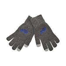 Buffalo Bills Charcoal Winter Knit Gloves