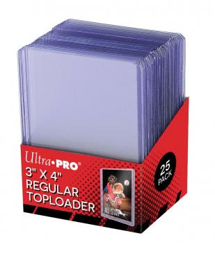 Ultra Pro Toploader  3x4 Regular 25ct