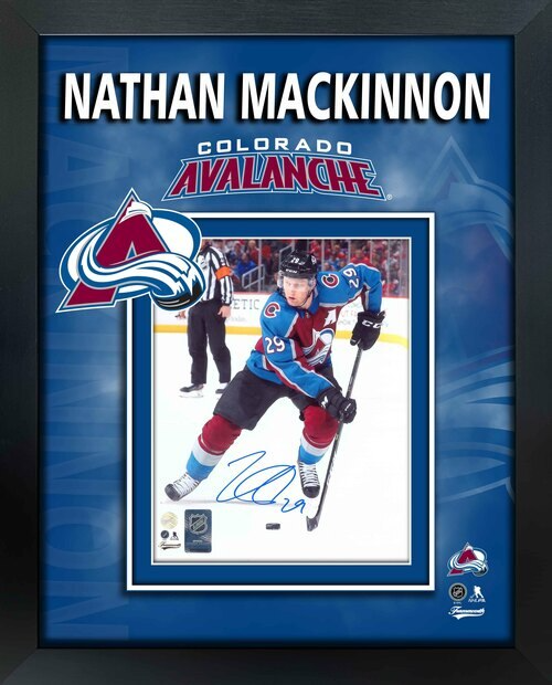 Mackinnon,N Signed 8x10 Framed PhotoGlass Avalanche-V