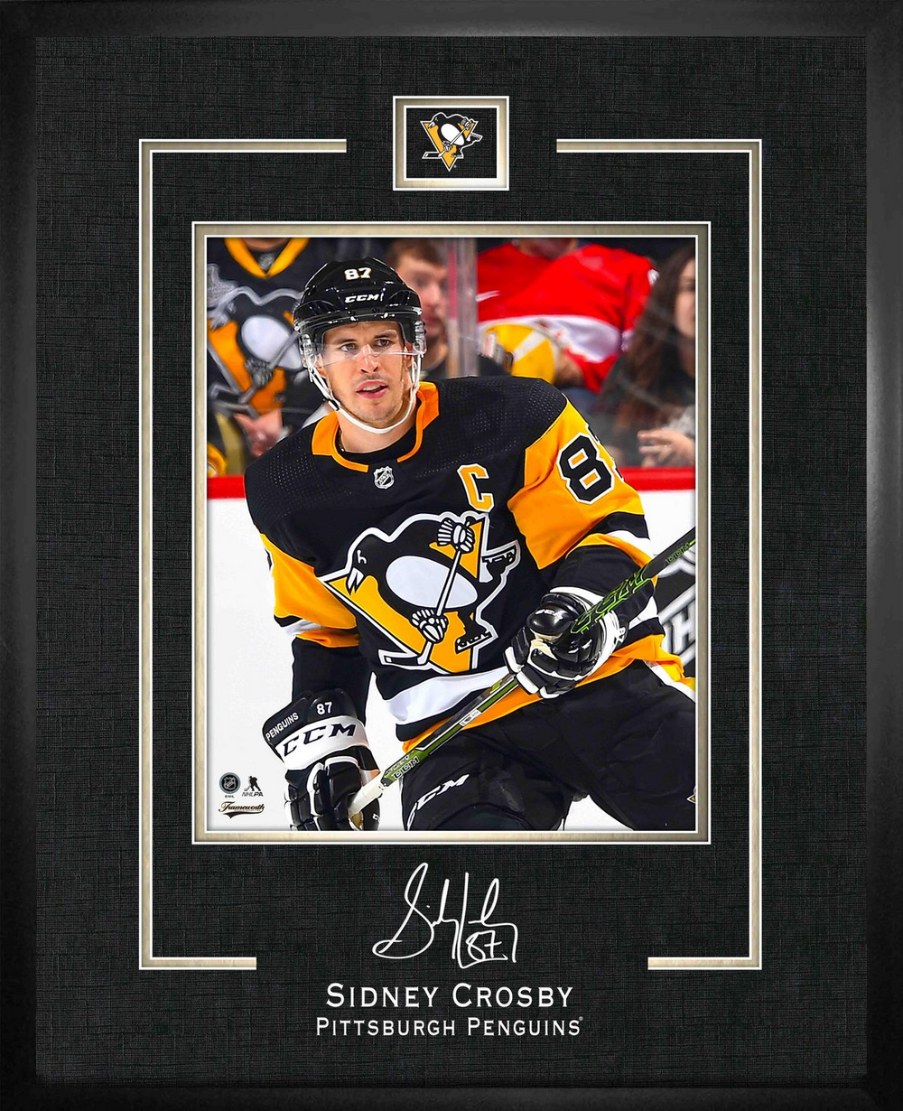 Crosby,S 16x20 Replica Signature Frame Penguins 2019