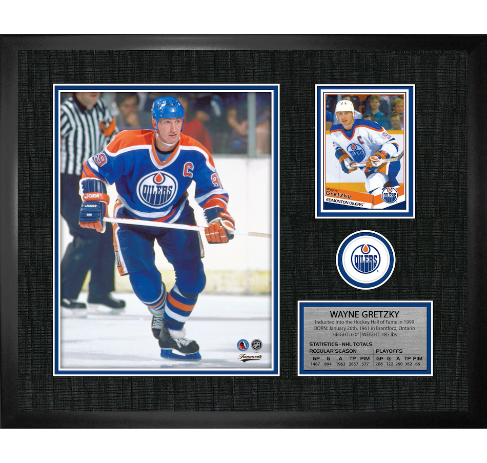 Gretzky,W PhotoCard Frame Oilers