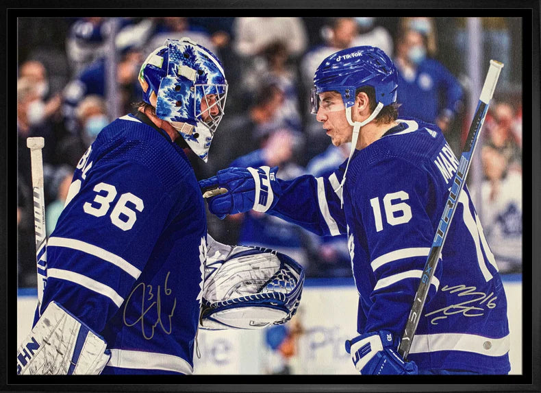 Marner and Campbell Dual Signed Canvas
