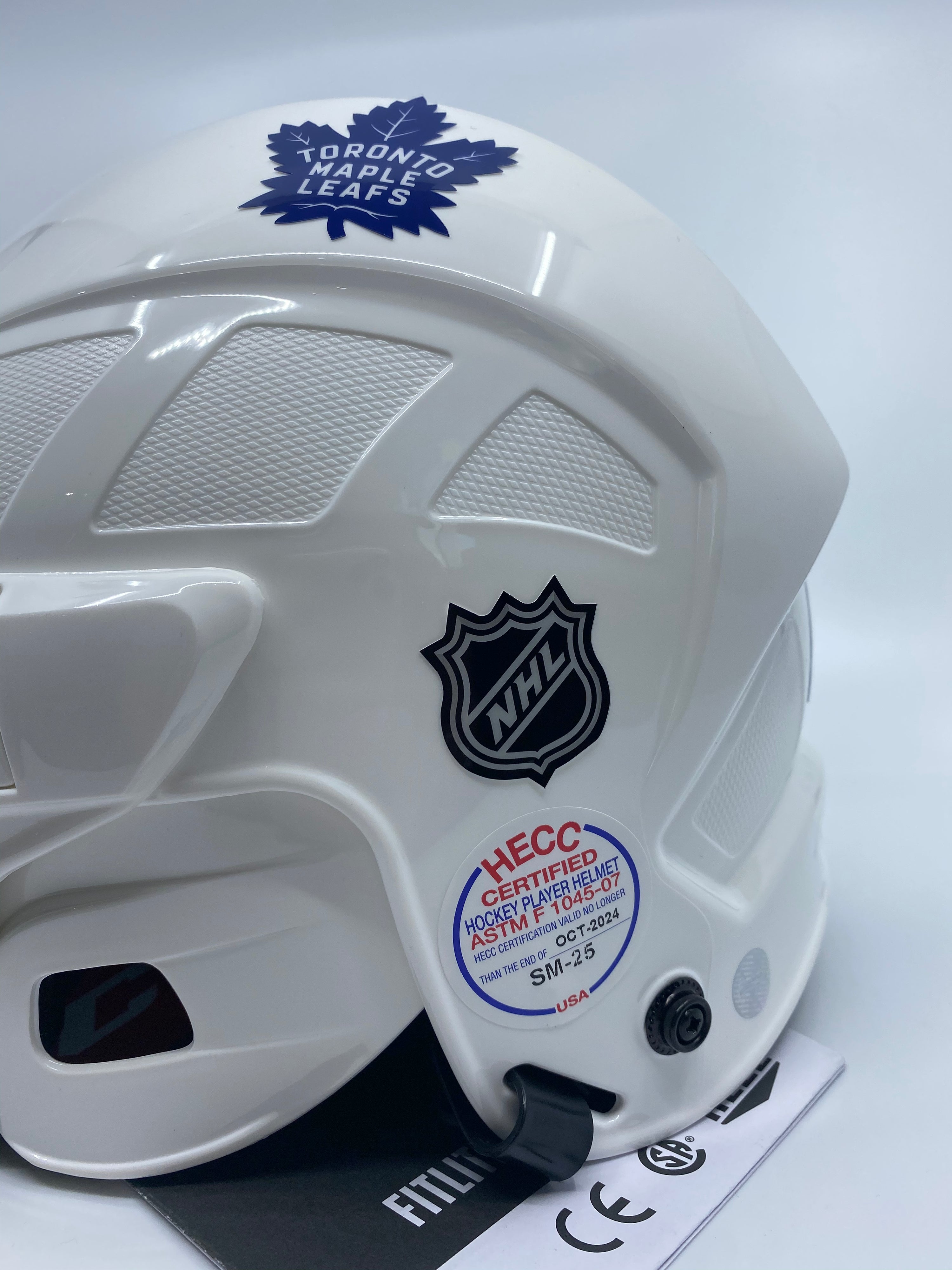 Morgan Rielly White CCM Toronto Maple Leafs Signed Helmet