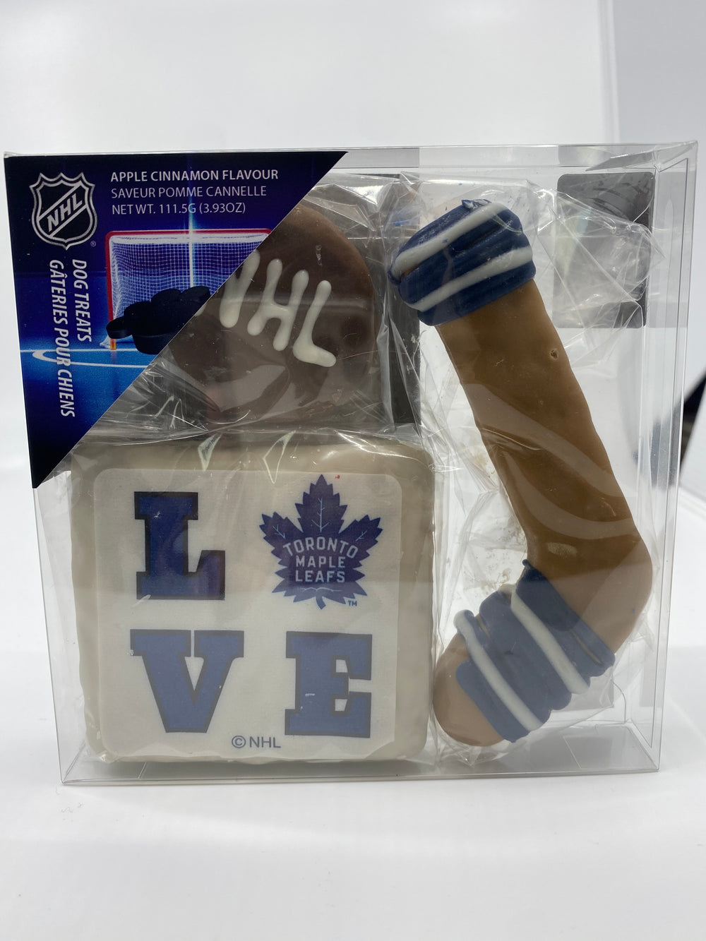 Love Square, Hockey Stick, Puck Gift Pack Acetate - Dog Treat