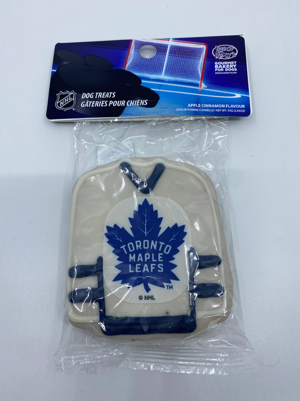 NHL Sweater Header Card Dog Treat