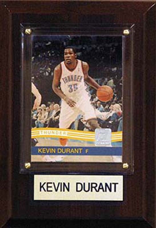 NBA Plaque with card 4x6 Nets Kevin Durant