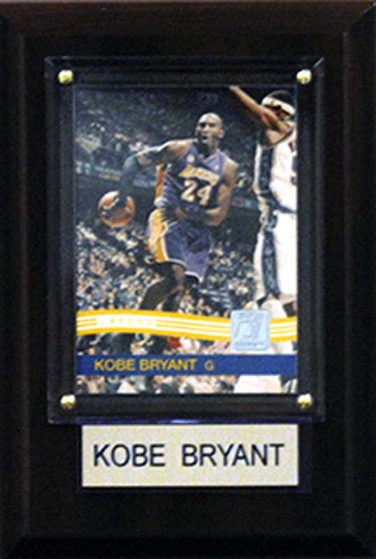NBA Plaque with card 4x6 Lakers Kobe Bryant