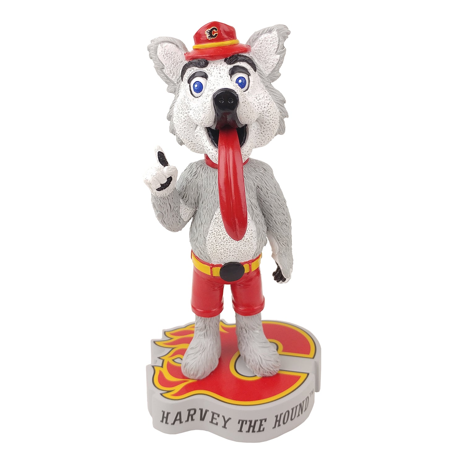 Calgary Flames mascot Harvey The Hound bobblehead