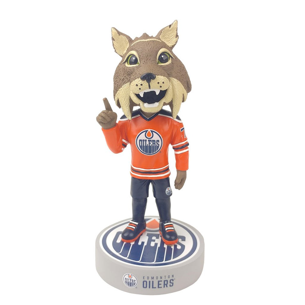 Edmonton Oilers Mascot Hunter bobblehead