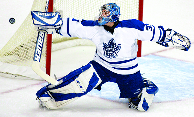 Curtis Joseph Game Used Blocker Toronto