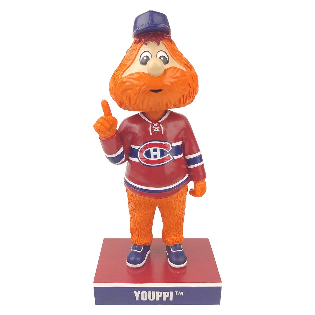 Montreal Canadiens mascot Youppi! bobblehead