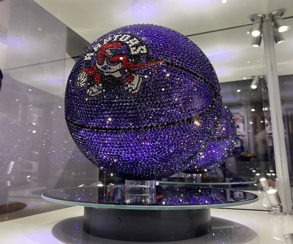 Toronto Raptors Swarovski Crystal Basketball