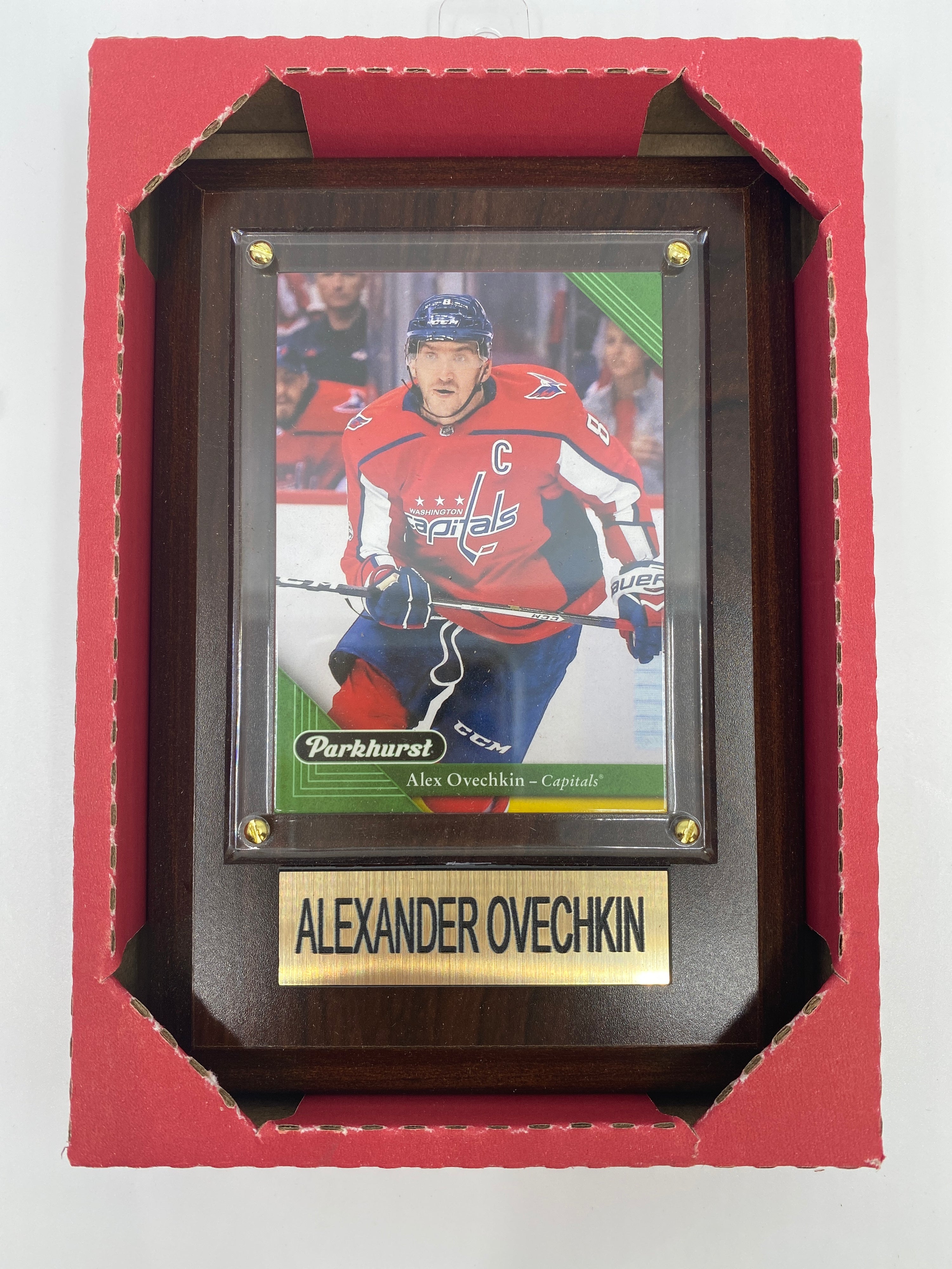 NHL Plaque with card 4x6 Capitols Alexander Ovechkin