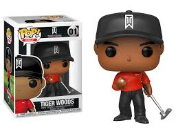 POP GOLF Tiger Woods Red Shirt