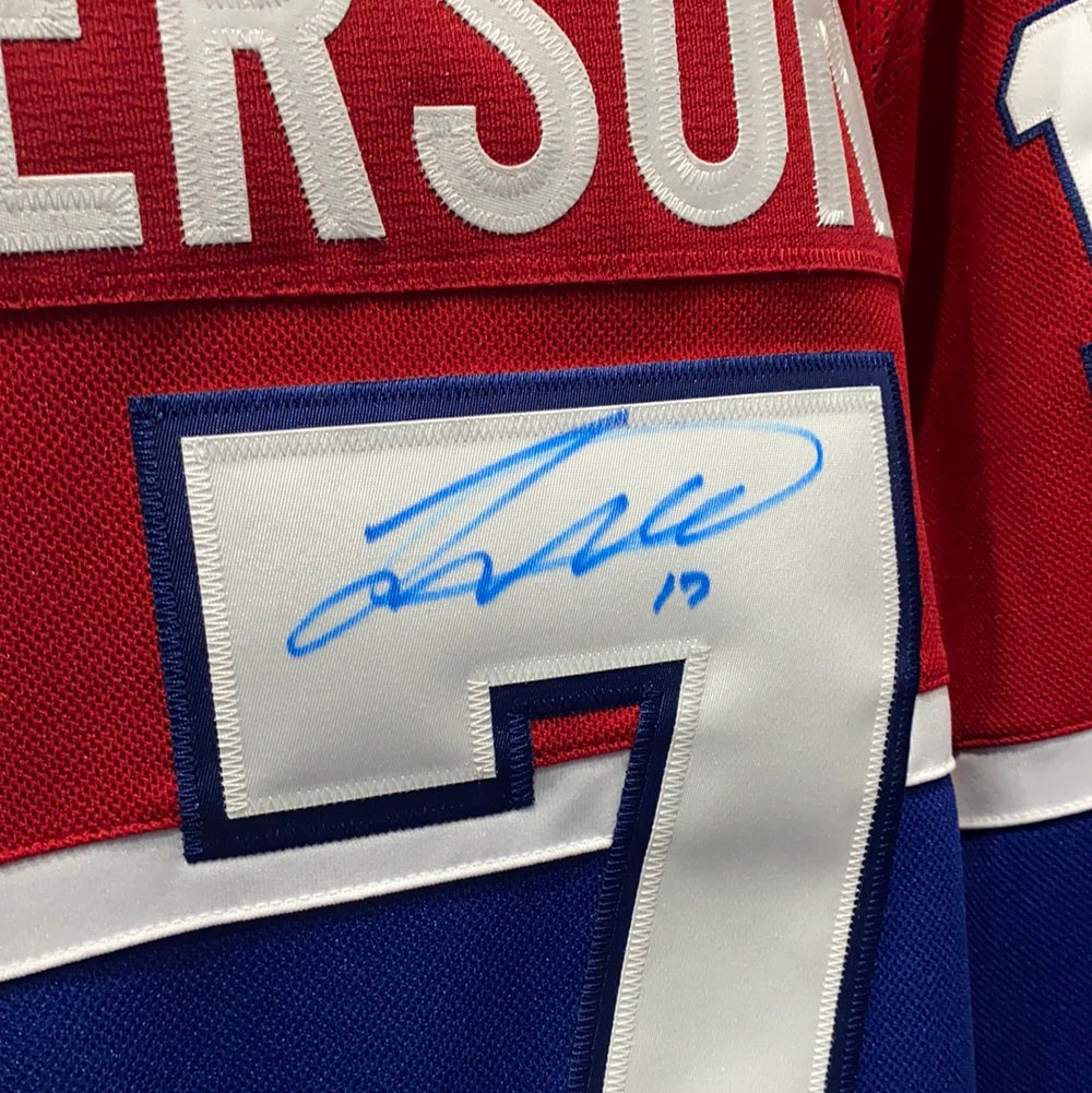 Anderson,J Signed Jersey Canadiens Red Pro Adidas 2020-2021