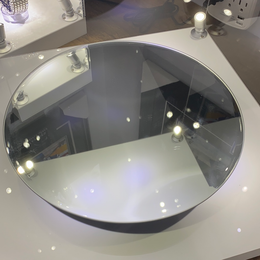 Large Powered Mirror Turntable