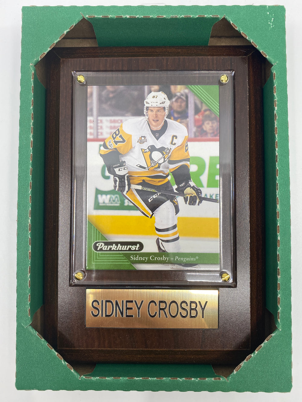 NHL Plaque with card 4x6 Penguins Sidney Crosby