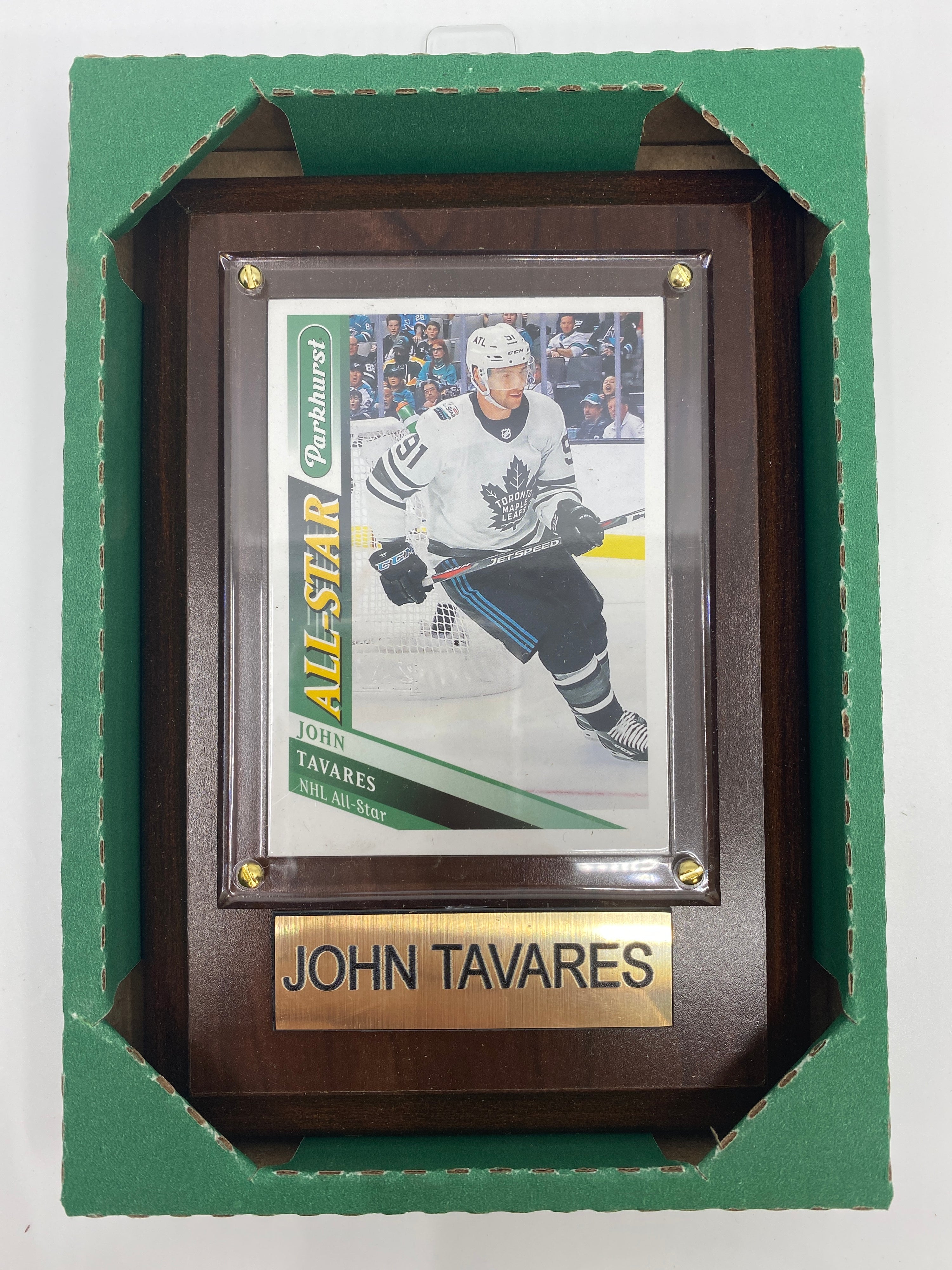 NHL Plaque with card 4x6 Leafs John Tavares