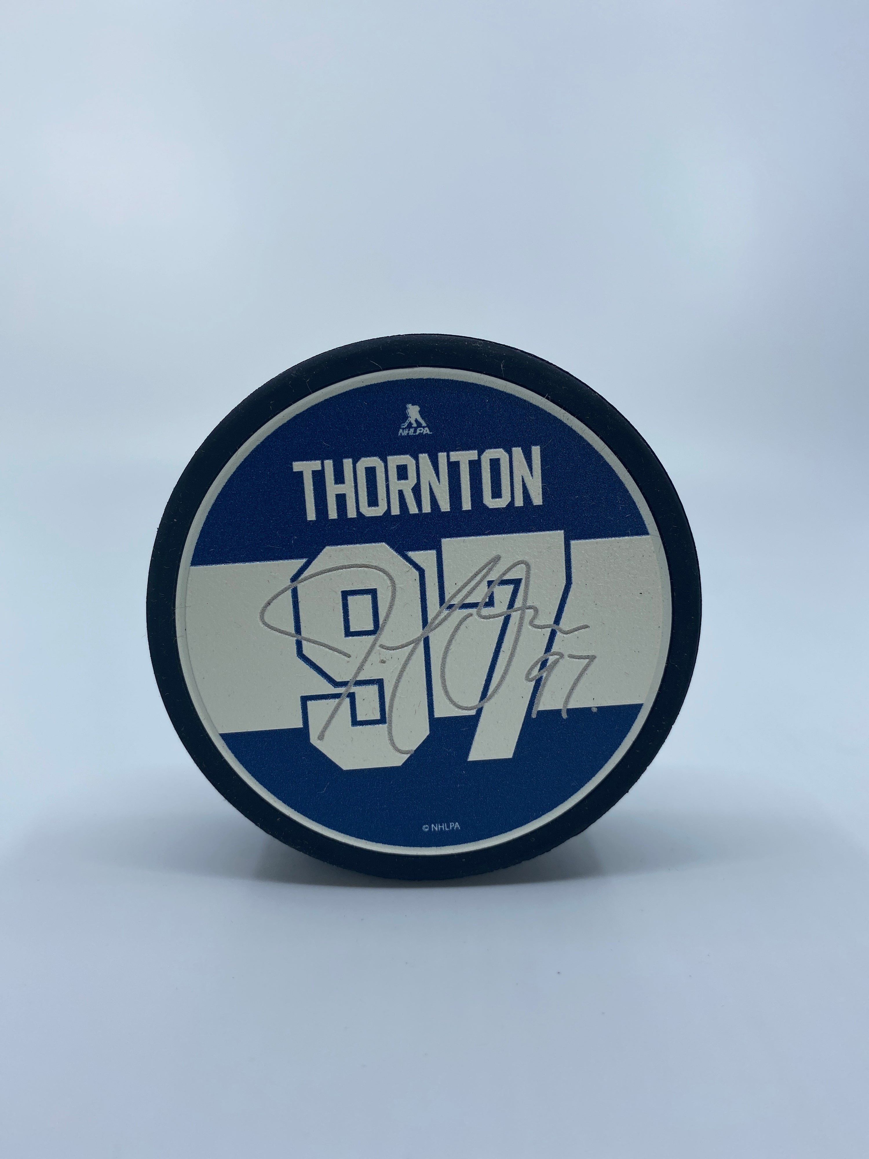 Player Puck - Toronto Maple Leafs - Joe Thornton #97