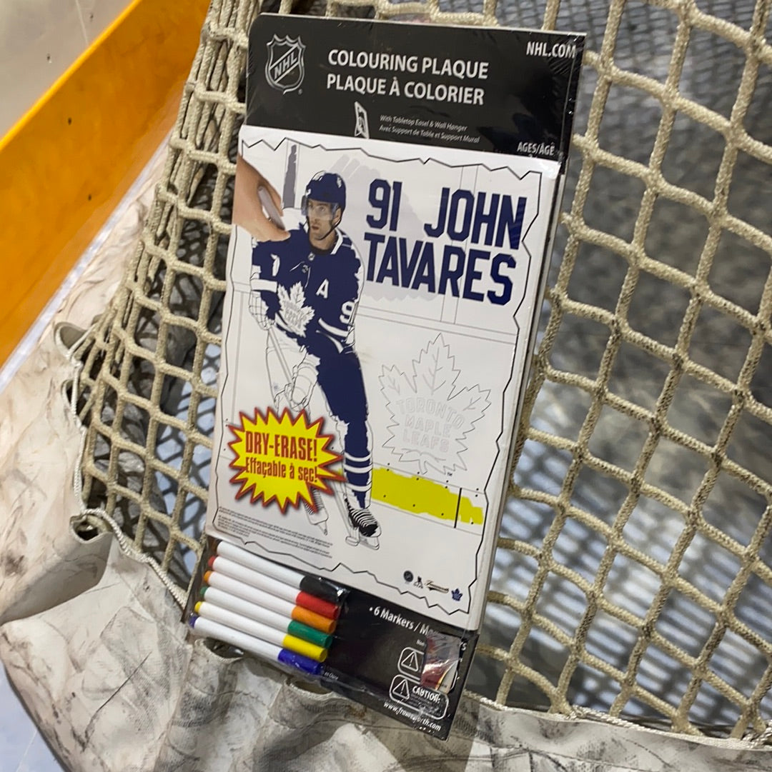 Tavares,J 8x10 Colouring Plaque Leafs