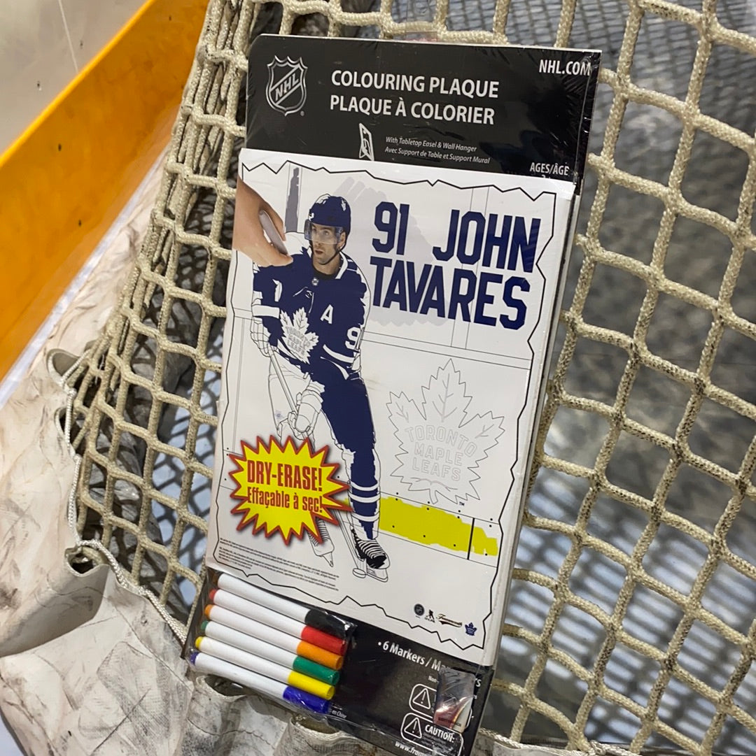 Tavares,J 8x10 Colouring Plaque Leafs
