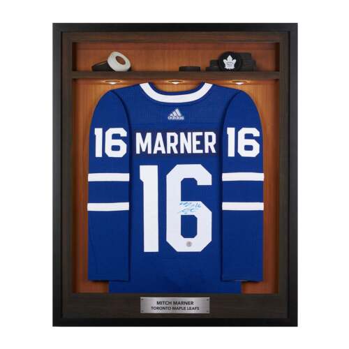 Marner Locker Room Framed Jersey