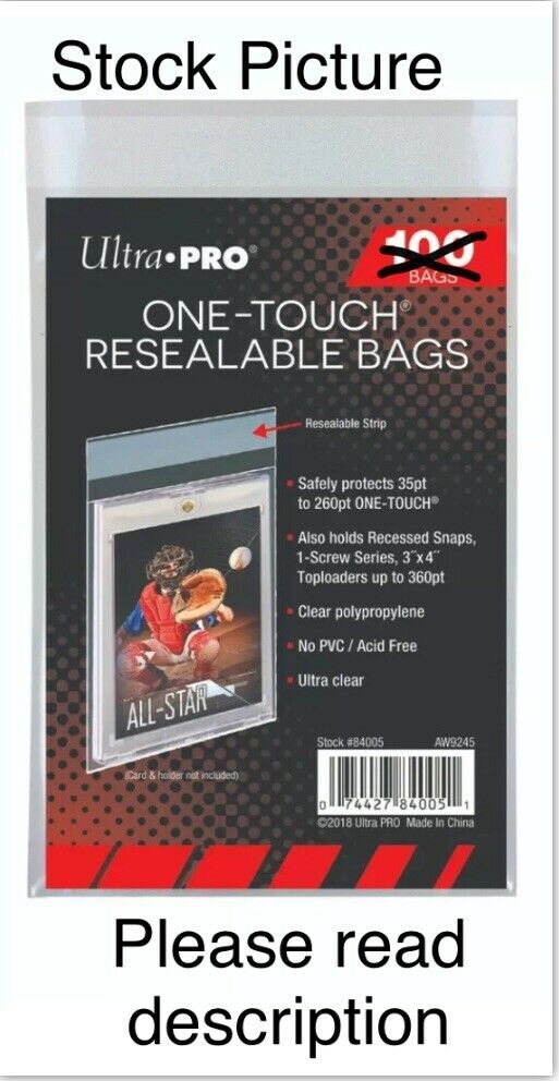 One Touch Resealable Bags